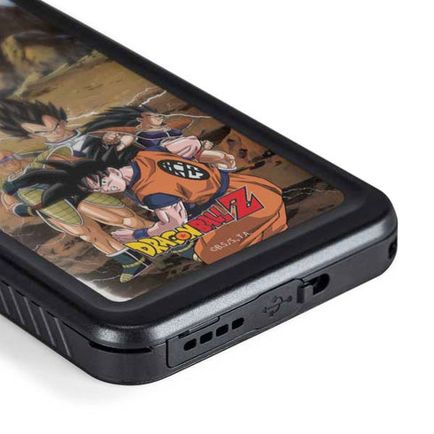 Dragon Ball Z Goku Versus Saiyans Galaxy S24 Plus Waterproof Case